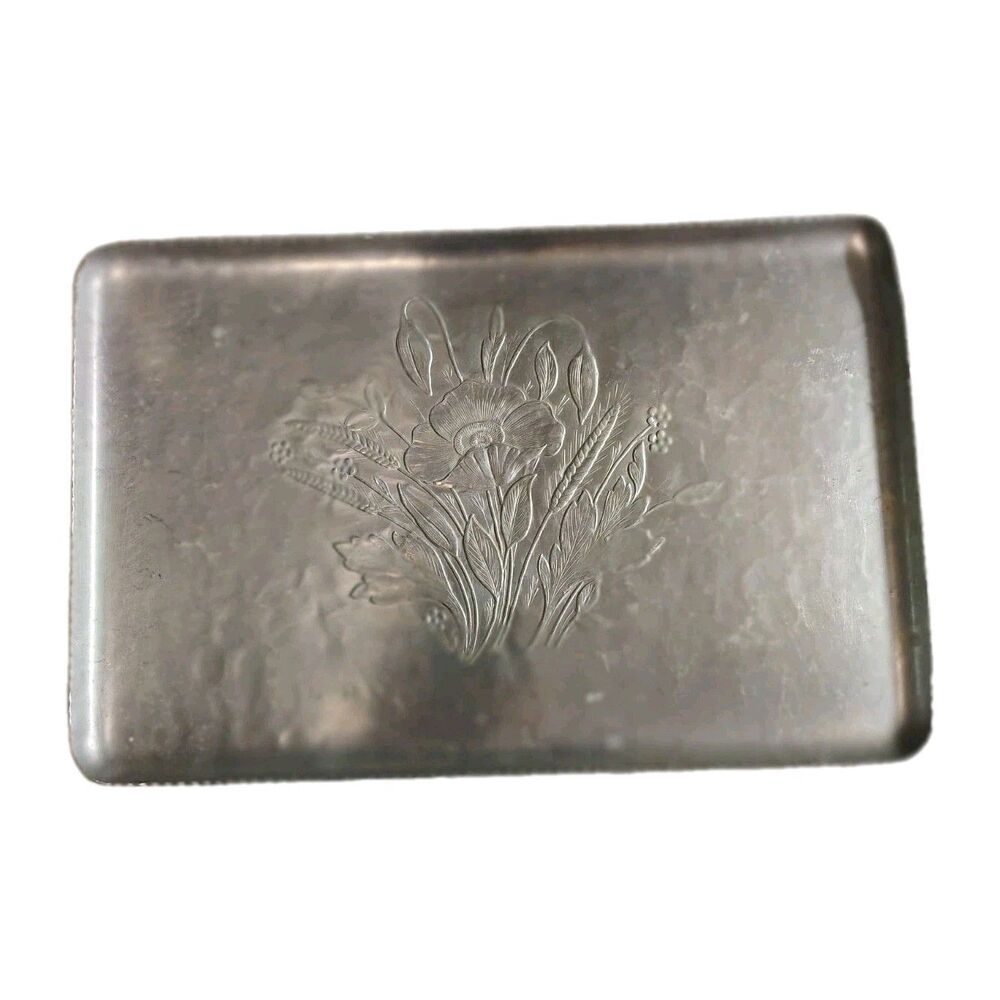 VINTAGE HAND FORGED EVERLAST METAL HAMMERED SERVING TRAY 301